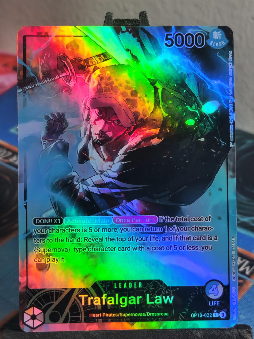 Trafalgar Law Alt Art OP10-022 One Piece Proxy - Etsy