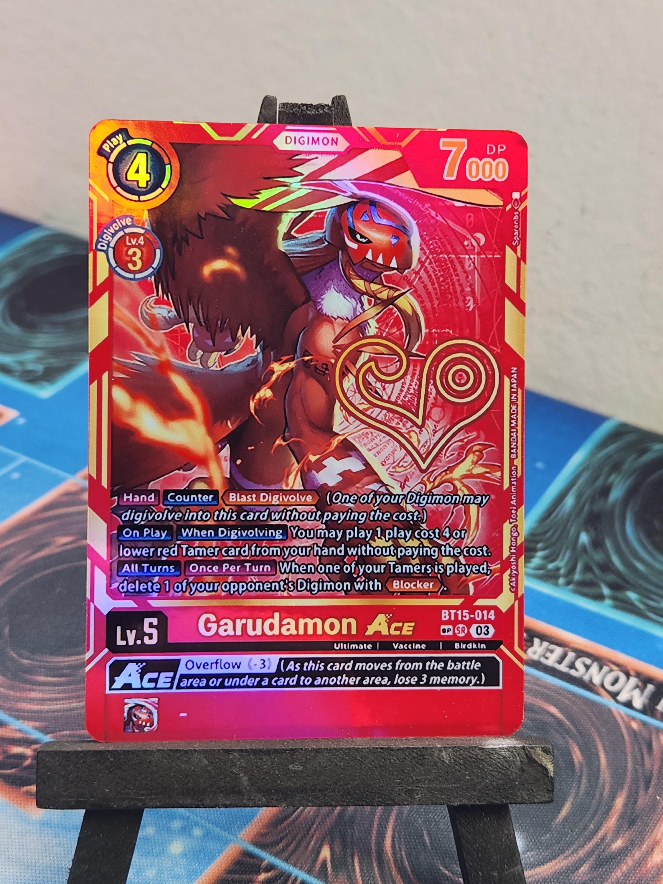 デジモンカード ガルダモンACE BT15-014　希少レア SP ガルダモンACE(パラレル) 販売 | [BT15] エクシード