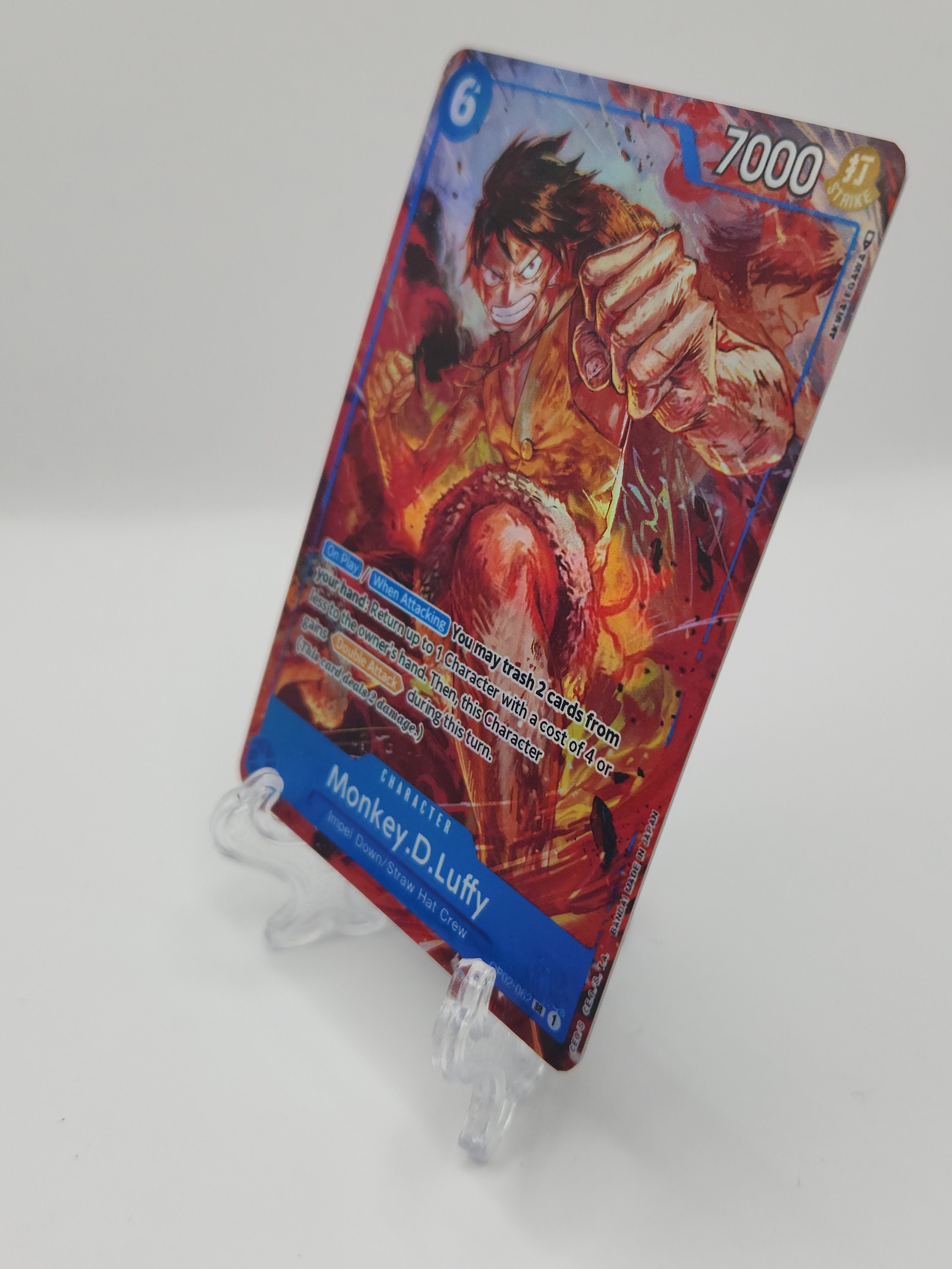 Monkey D. Luffy Op02-062/proxy - Etsy