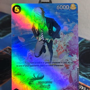 Sanji SP alt art st14-003 One Piece Proxy Card