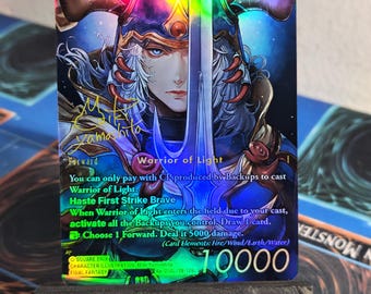 ウォーリアオブライト(フルアート)【L】Re-200L/19-128L Warrior of Light Signature Alt Art RE-200L/19-128L Final