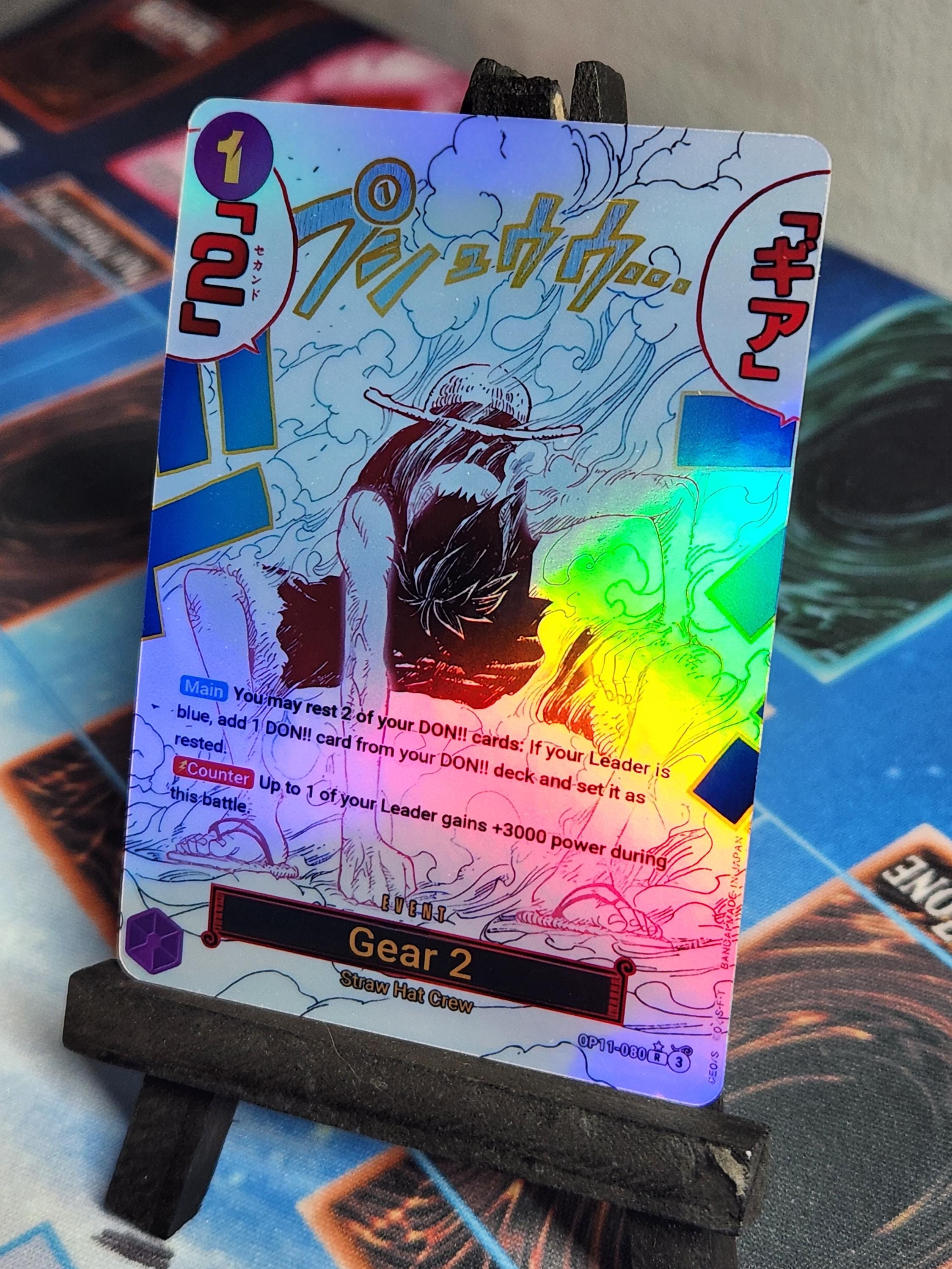 Gear 2 Alt Art OP11-080 One Piece Proxy - Etsy