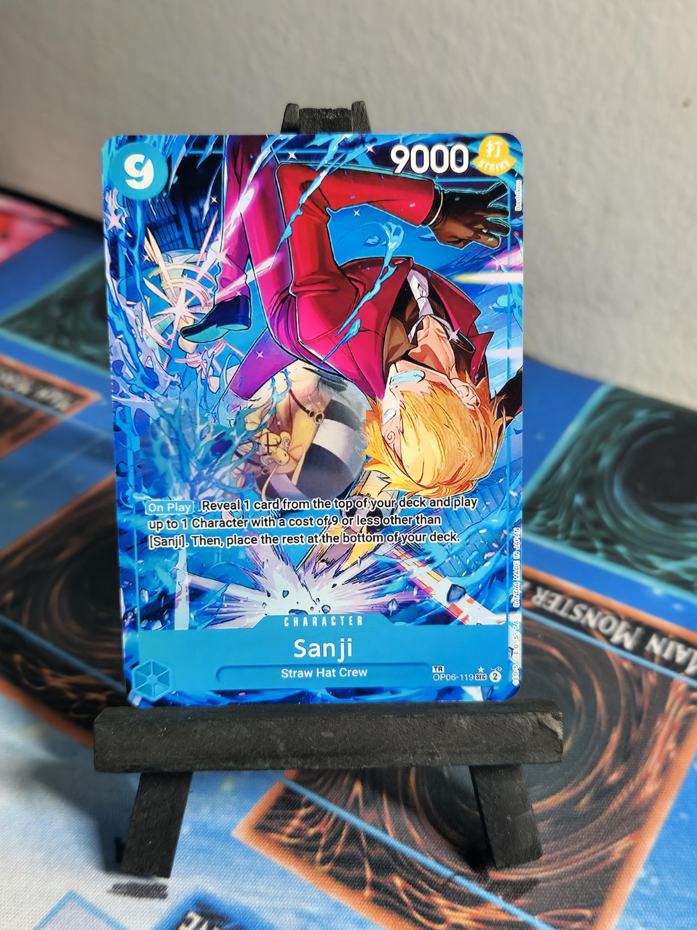 Sanji Alt Art Treasure Rare OP06-119 One Piece Proxy - Etsy