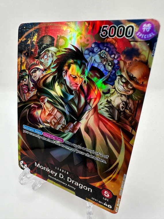 Monkey D. Dragon Leader Op07-001/proxy - Etsy