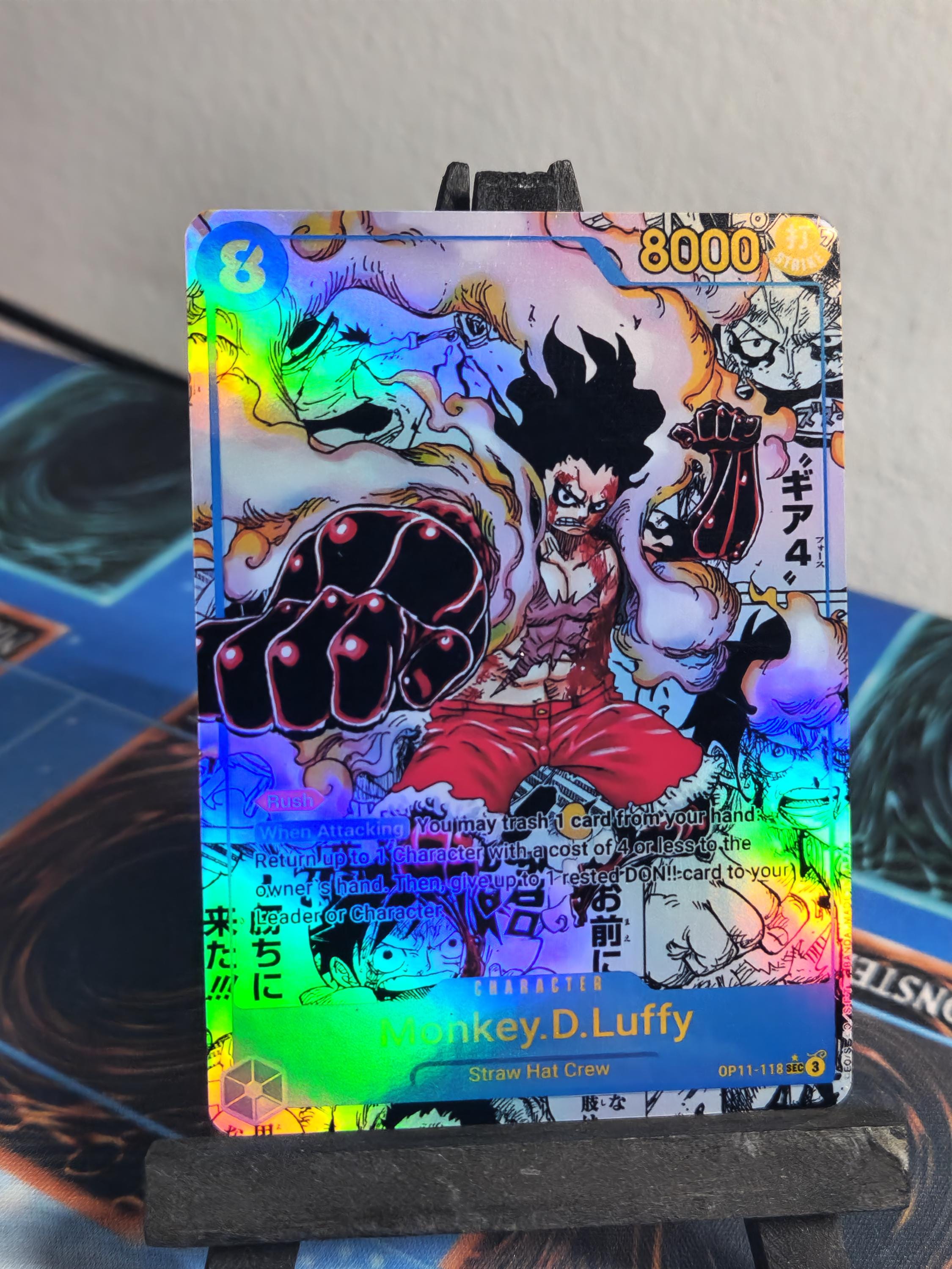 Monkey D Luffy Manga Alt Art OP11-118 One Piece Proxy - Etsy
