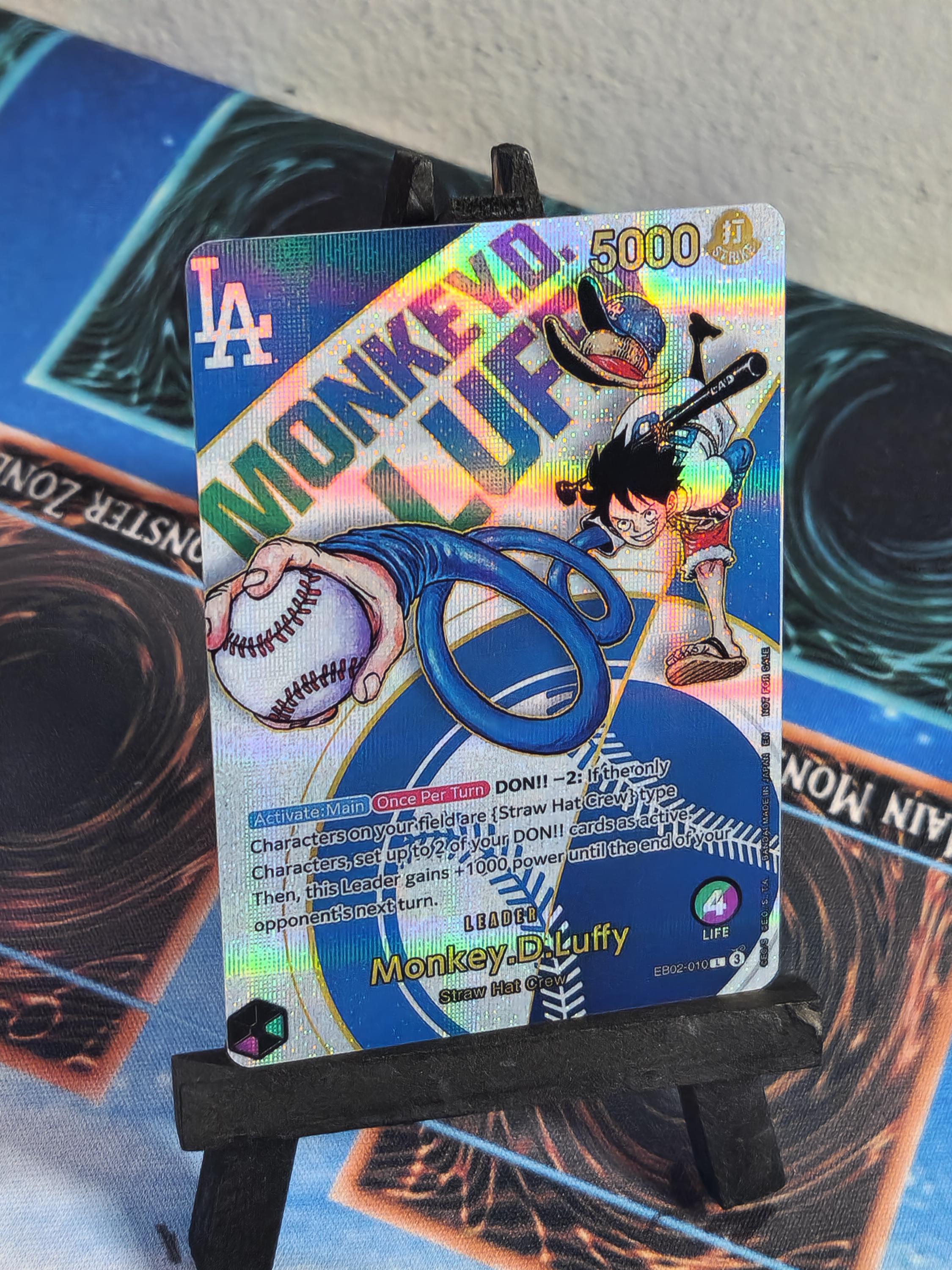 Monkey D Luffy Leader Dodgers EB02-010 One Piece Proxy - Etsy