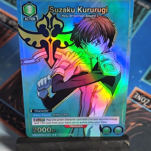 Suzaku Kururugi alt art CGH-1-035 Union Arena Proxy Code Geass