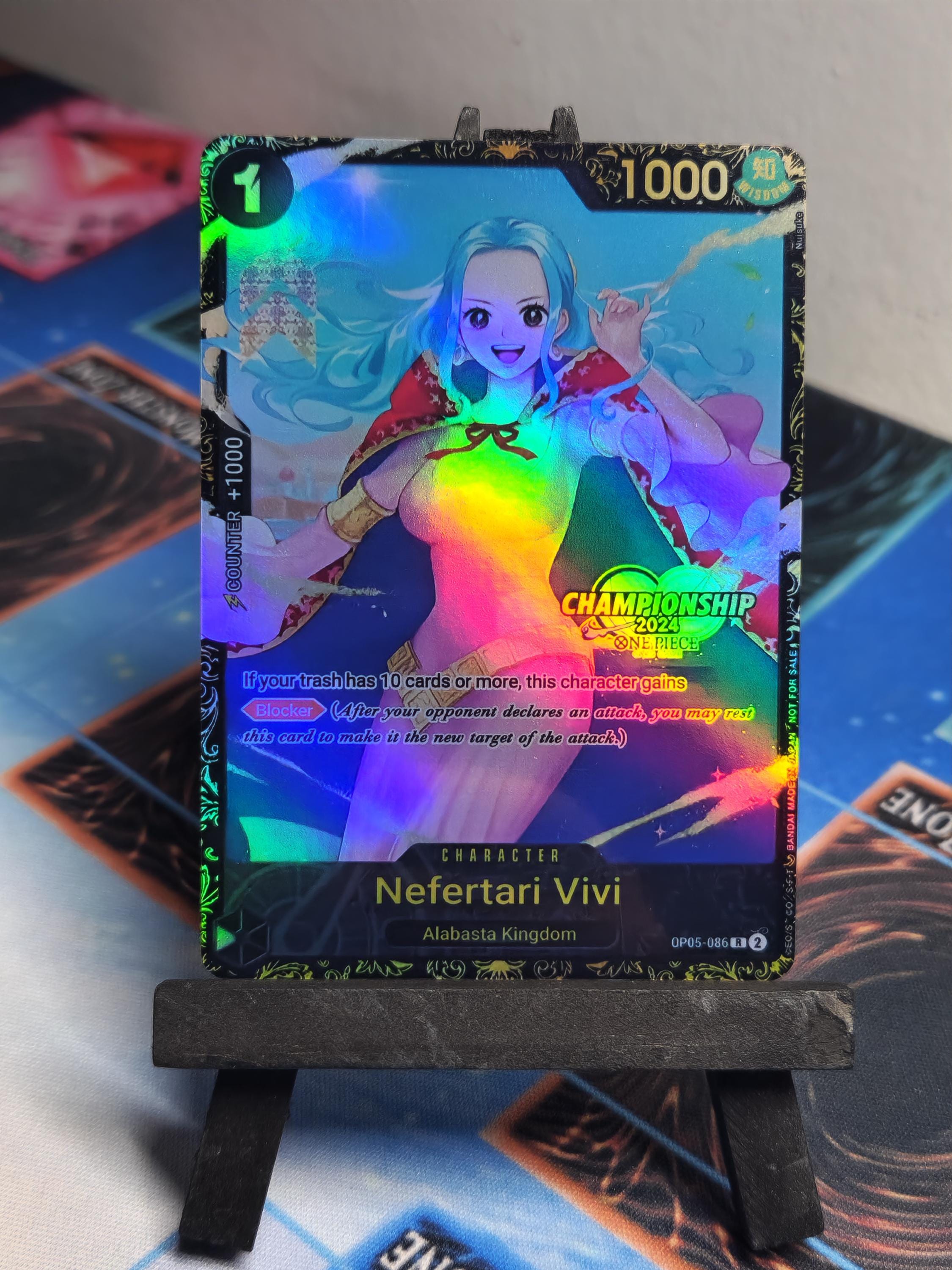 ワンピース カードゲーム NEFELTARI VIVI CHAMPION SHIP2024 psa10 PSA 10 Nefeltari Vivi OP05-086 Championship 2024 Top Prize