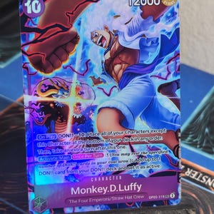 Monkey D Luffy 2nd Anniversary alt art op09-119 One Piece Proxy