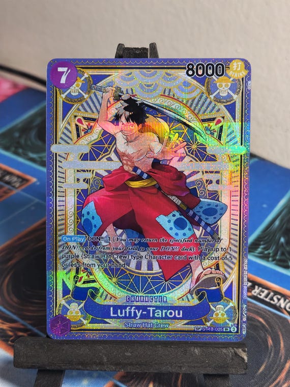 Luffy-tarou SP Alt Art ST18-005 One Piece Proxy - Etsy