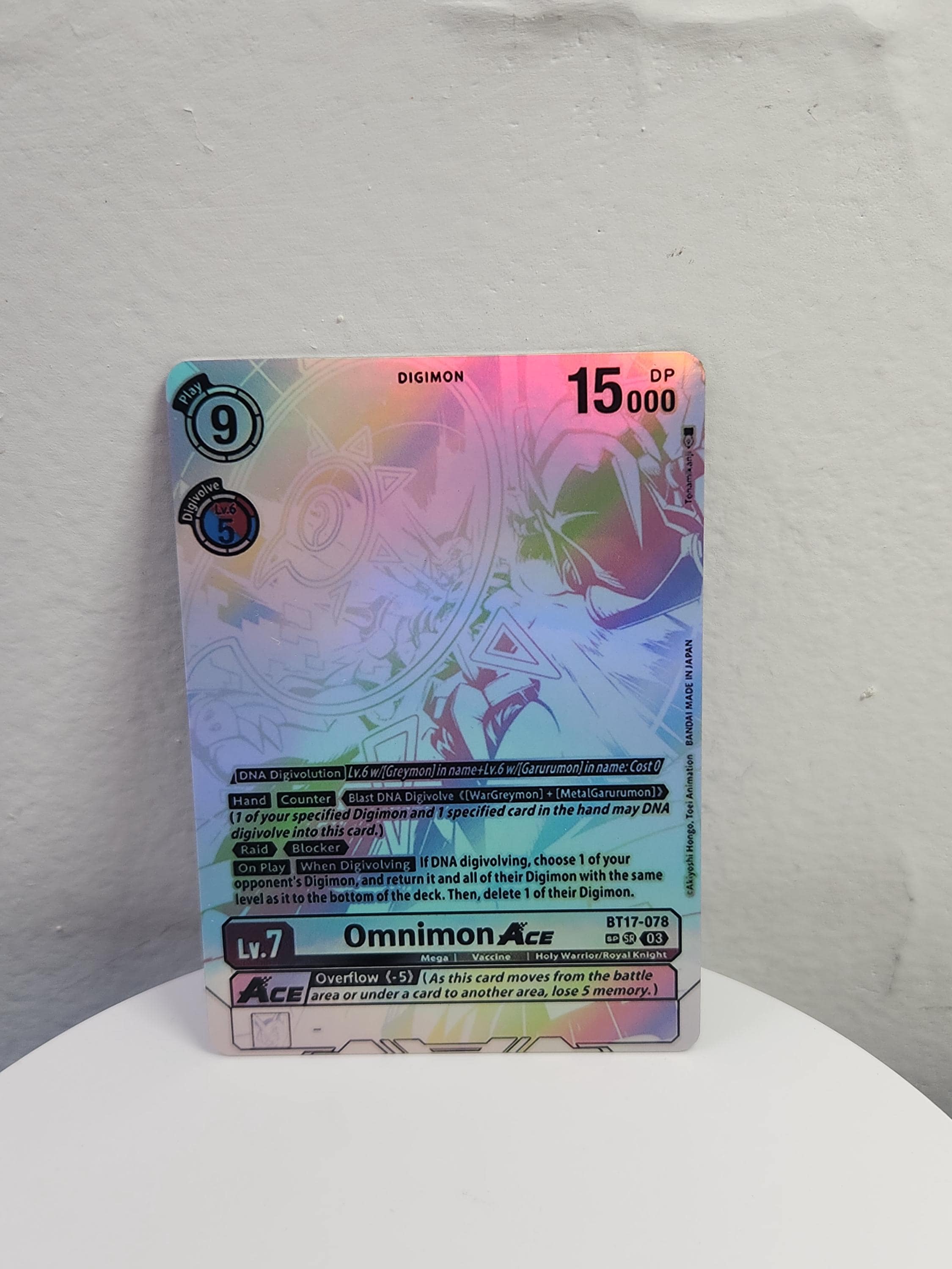 Omnimon Ace SP Art Bt17-078 Digimon Proxy - Etsy