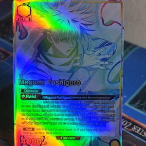Megumi Fushiguro alt art JJK-1-022 Union Arena Proxy
