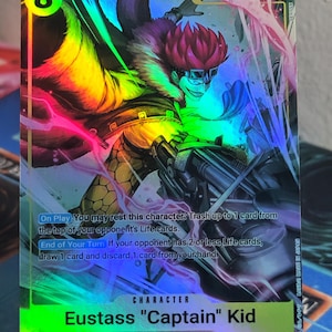 Eustass &quot;Captain&quot; Kid alt art OP10-112 One Piece Proxy Card