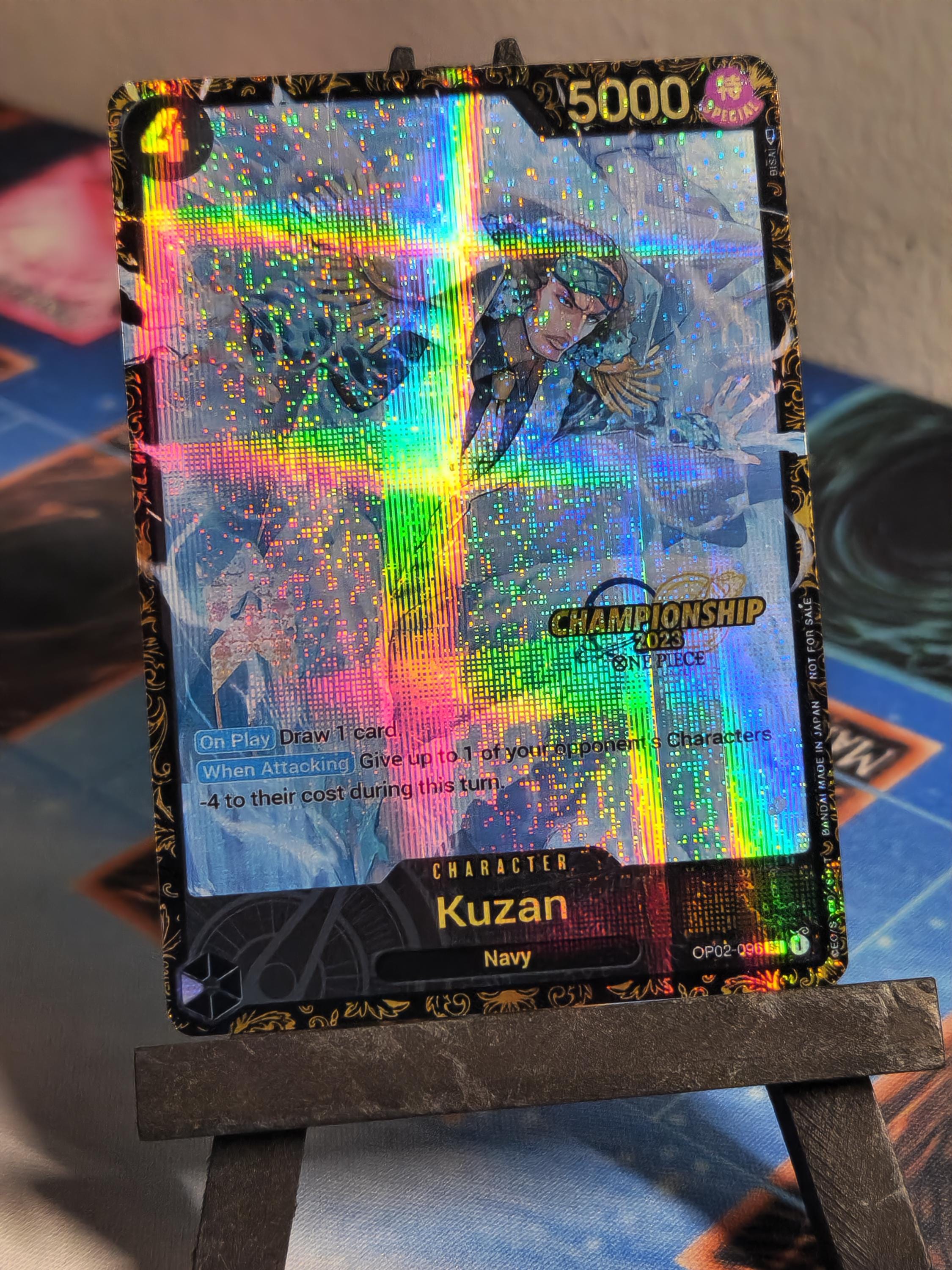 Kuzan Championship Alt Art Op02-096 One Piece Proxy Card - Etsy