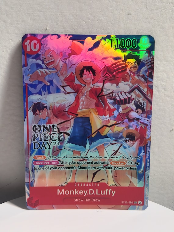 2022 ワンピースカード MONKEY D. LUFFY #006 Monkey D Luffy ST10-006 SR ST-10 The Three Captains One