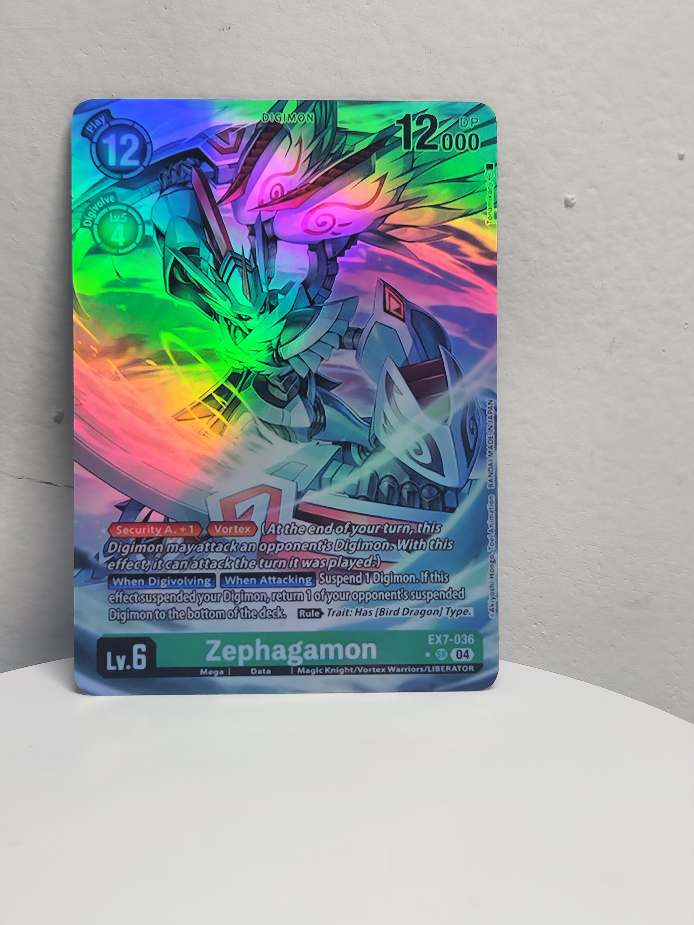 Zephagamon Alt Art EX7-036 Digimon Proxy - Etsy