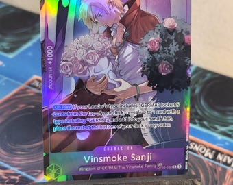 Vinsmoke Sanji Treasure Rare Alt Art Op10-063 One Piece Proxy - Etsy