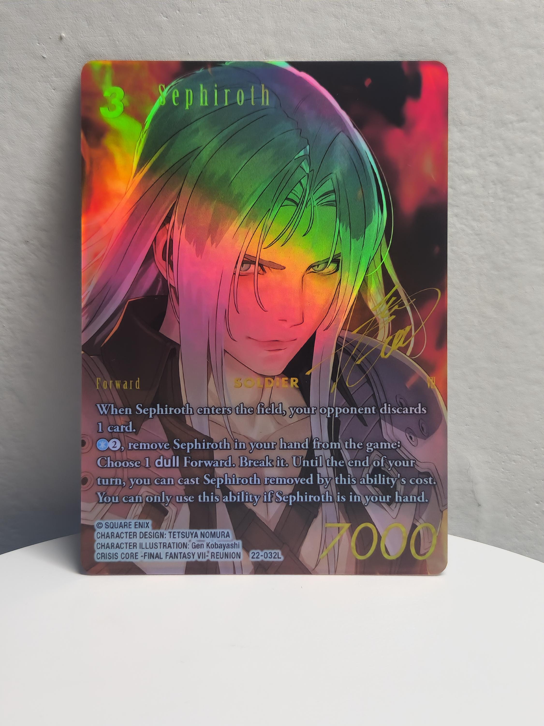 FFTCG セフィロス スペシャル サイン スペイン語版 【FFTCG