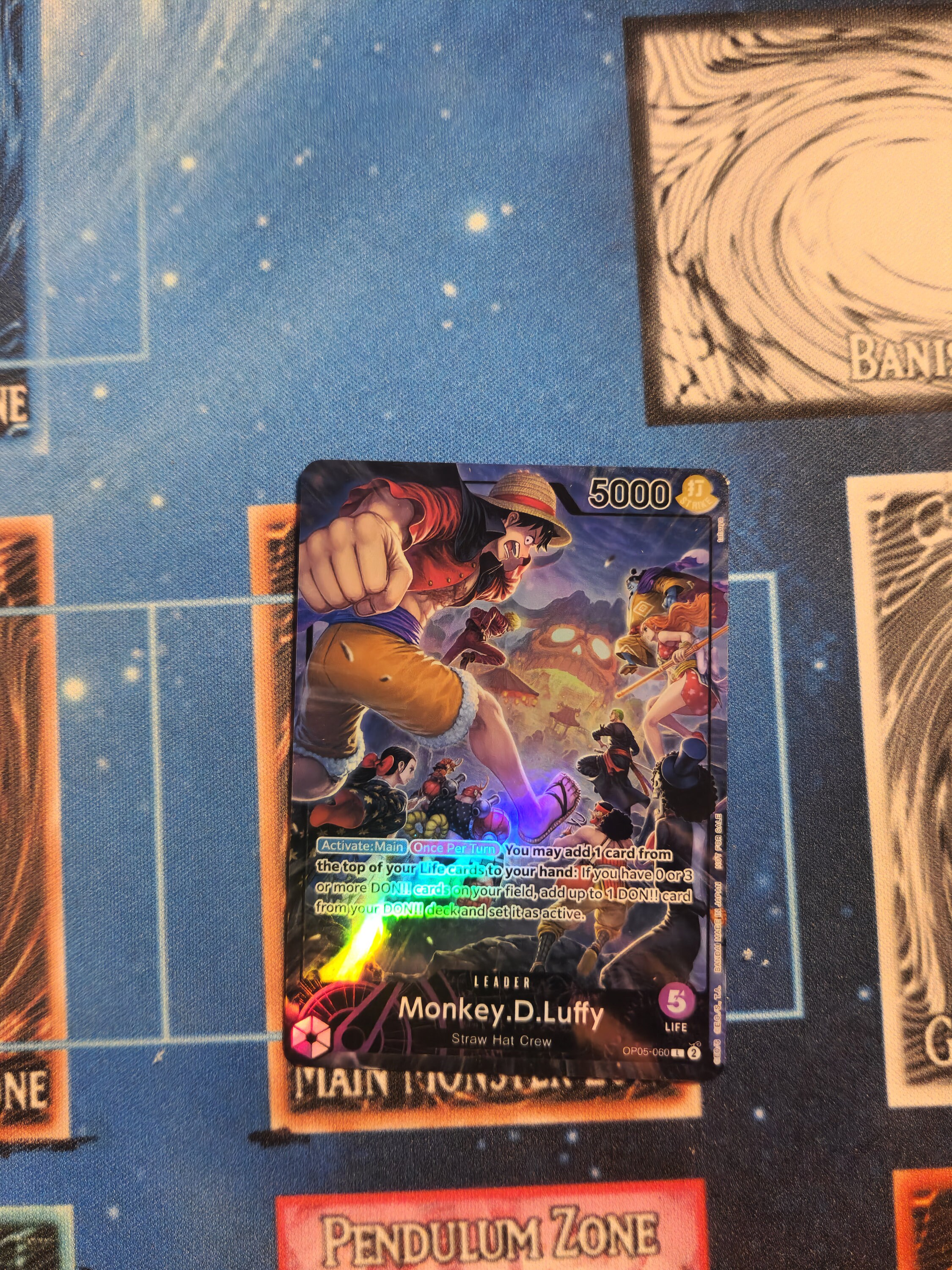 Monkey D Luffy Leader Promo Op05-060 One Piece Proxy - Etsy