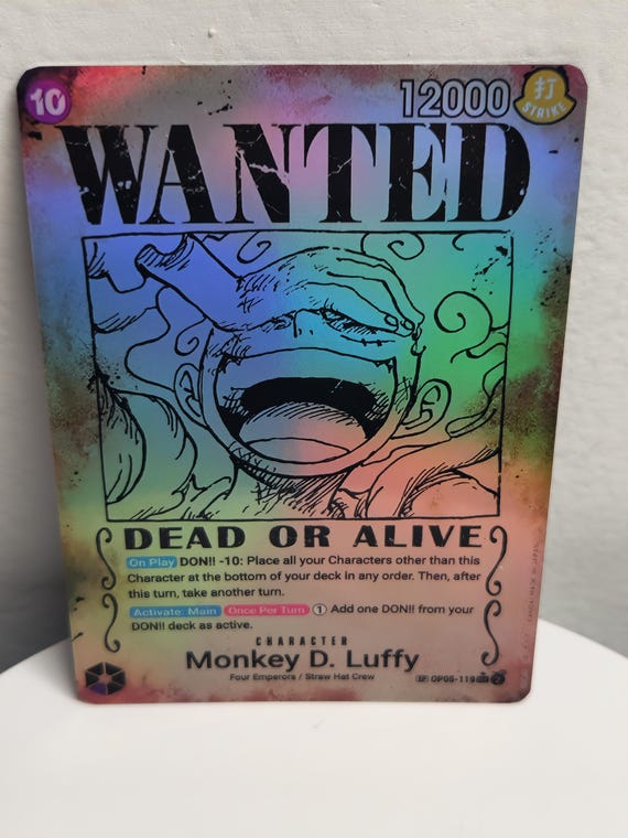Monkey D Luffy Wanted Poster Gear 5 SP Op05-119 One Piece