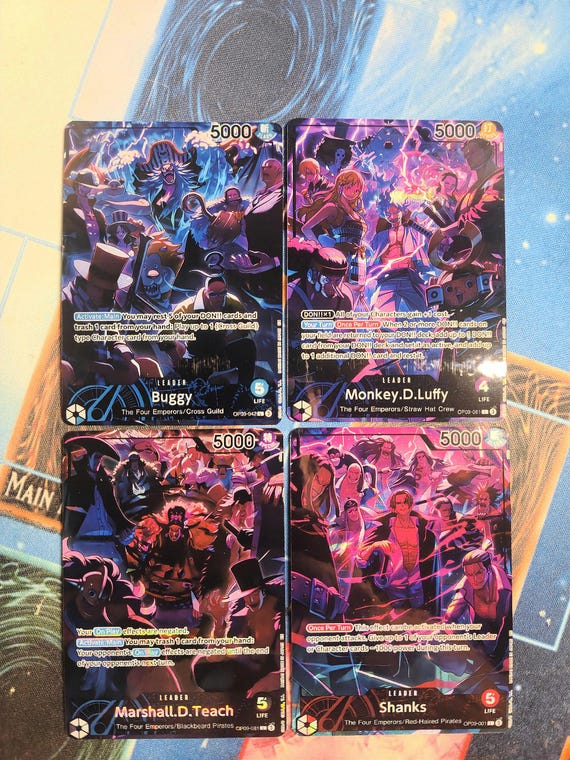 ワンピース OP09 四皇リーダーアニバーサリーセット プロキシ