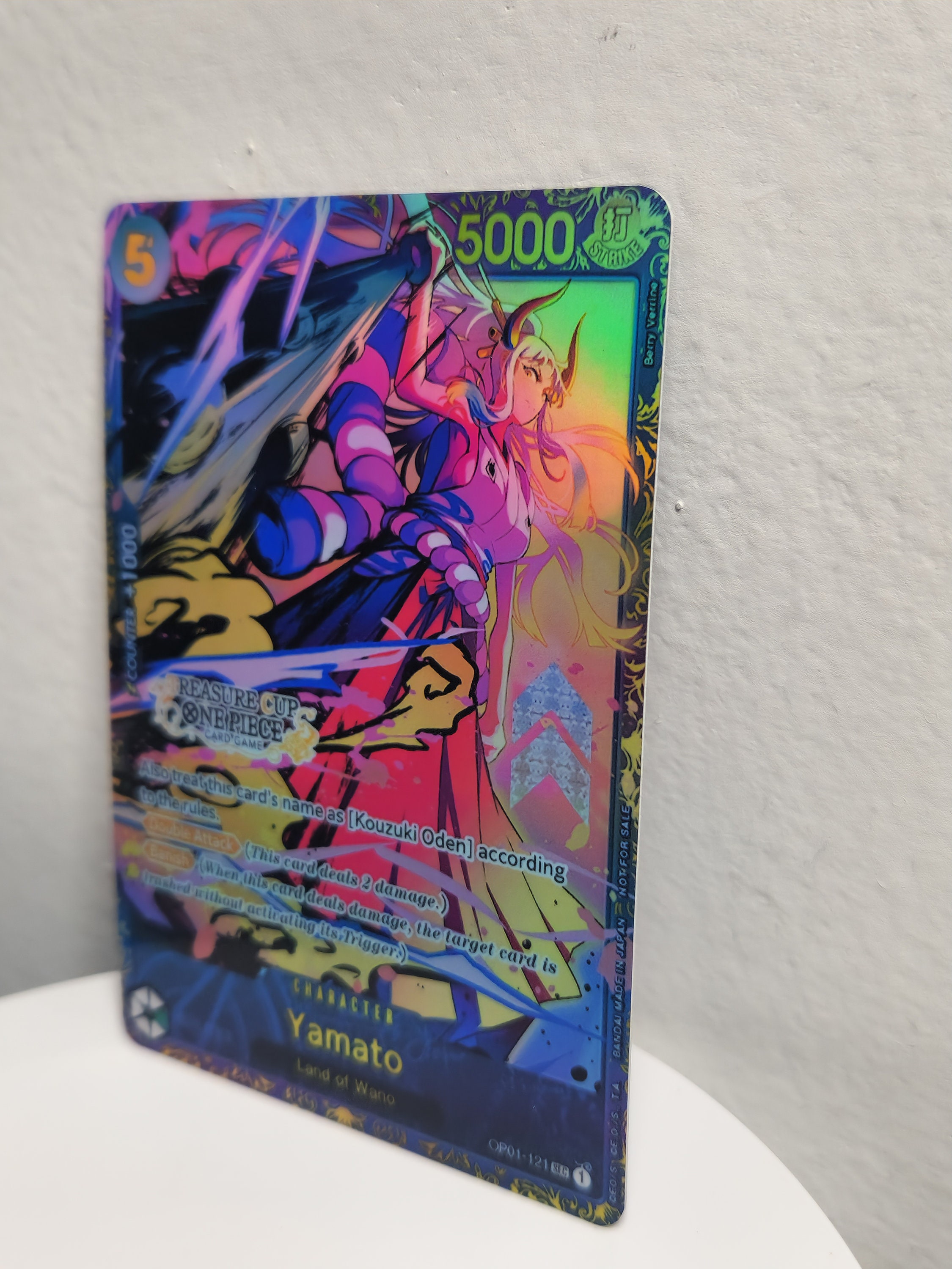 Yamato Treasure Cup Alt Art Op01-121 One Piece Proxy - Etsy