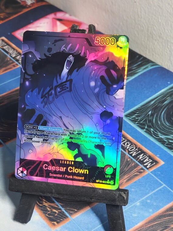 Caesar Clown Leader Alt Art OP10-002 One Piece Proxy Card - Etsy
