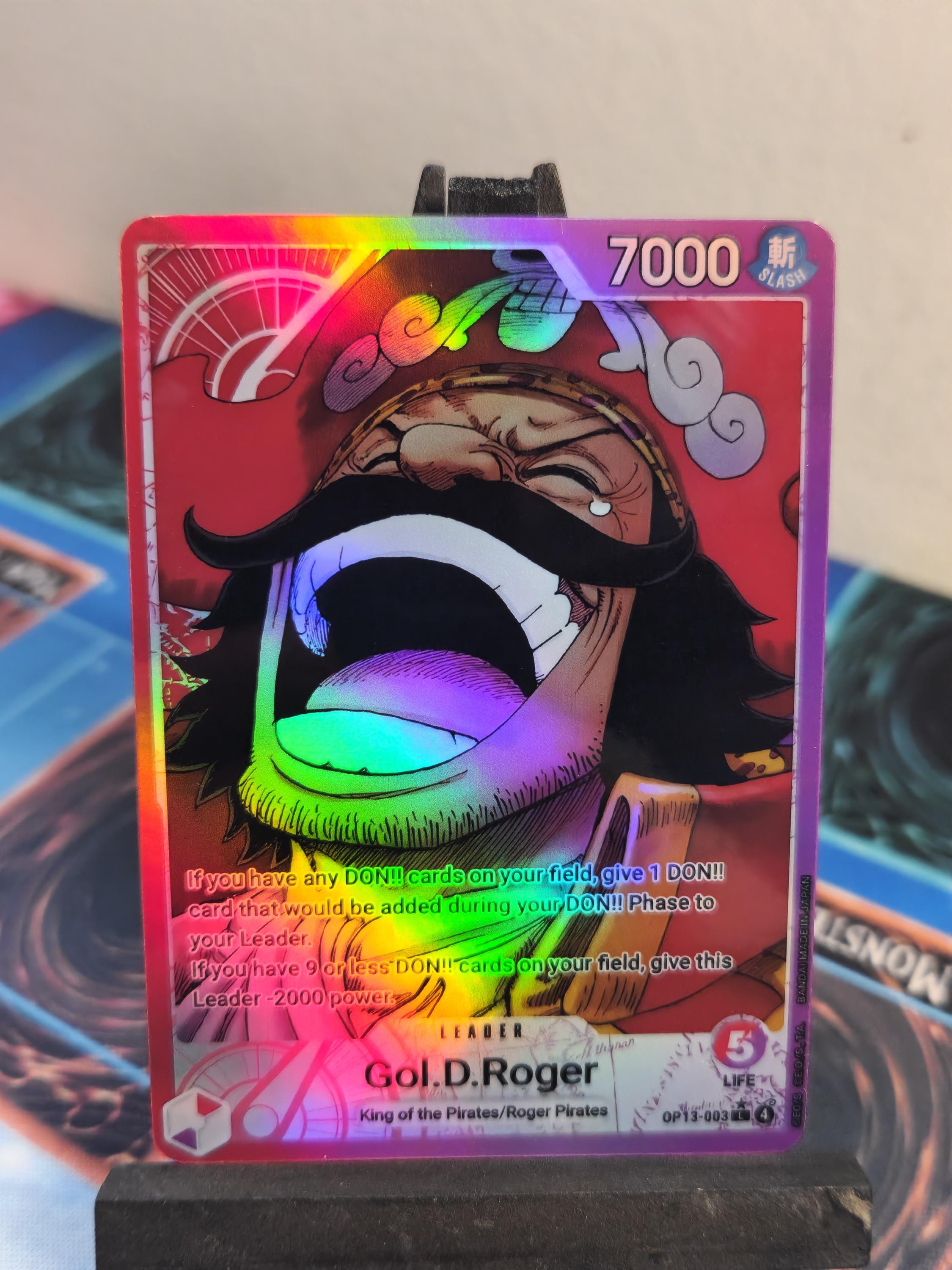 Gol D Roger Leader Alt Art Op13-003 One Piece Proxy - Etsy