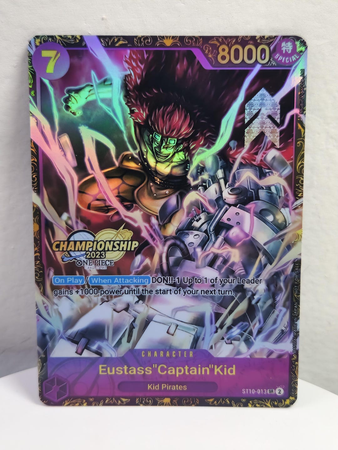 Eustass Kid ST10-013 SR - Storage Box Set Promo - One Piece Card Game (Japanese)