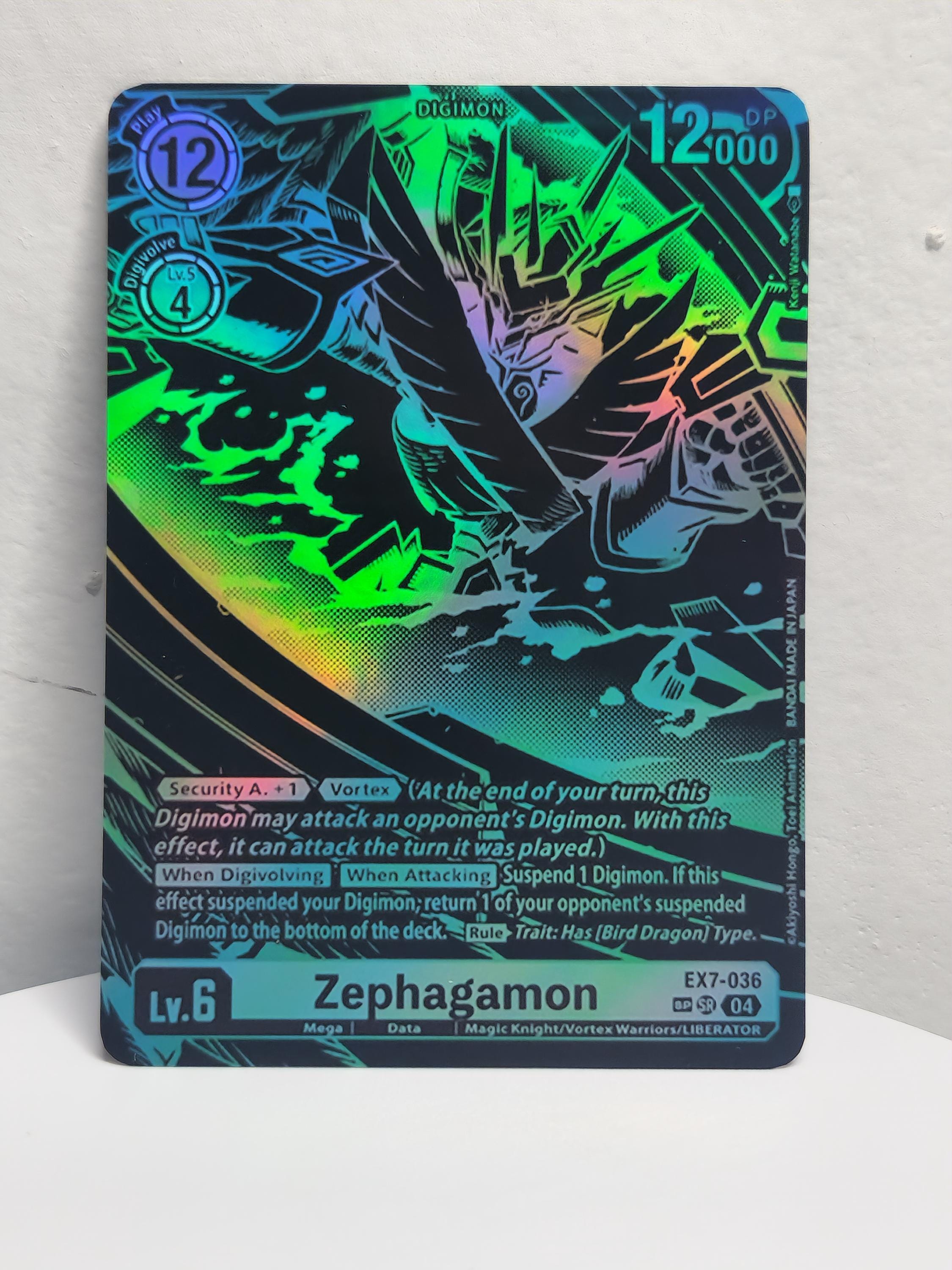 Zephagamon Sp Alt Art EX7-036 Digimon Proxy - Etsy Zephagamon Sp Alt Art EX7-036 Digimon Proxy - Etsy