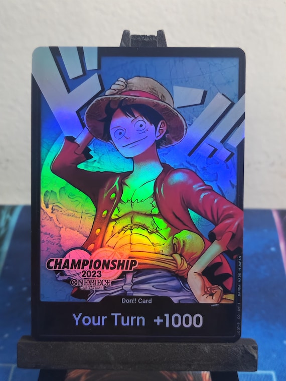 Luffy Don!! Championship One Piece Proxy Card - Etsy