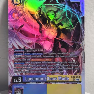 Lucemon: Chaos Mode ex6-054 proxy digimon