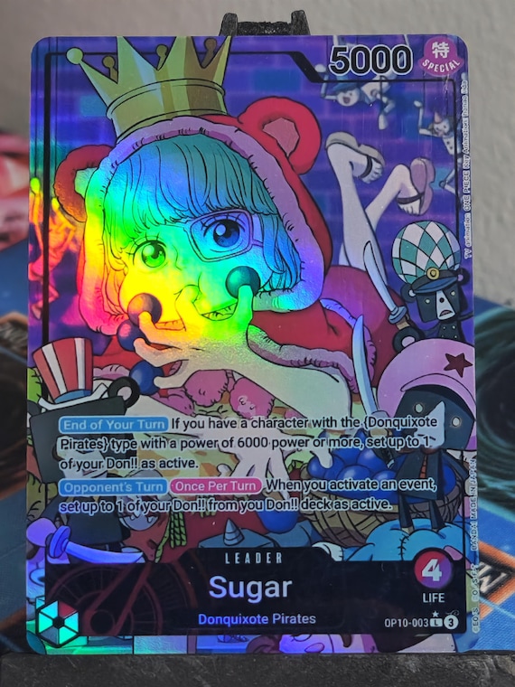 Sugar Leader Alt Art OP10-003 One Piece Proxy Card - Etsy