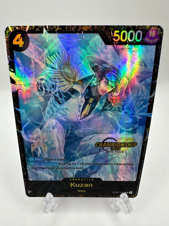 Kuzan-Meisterschaft alt art op02-096 One Piece Proxy-Karte