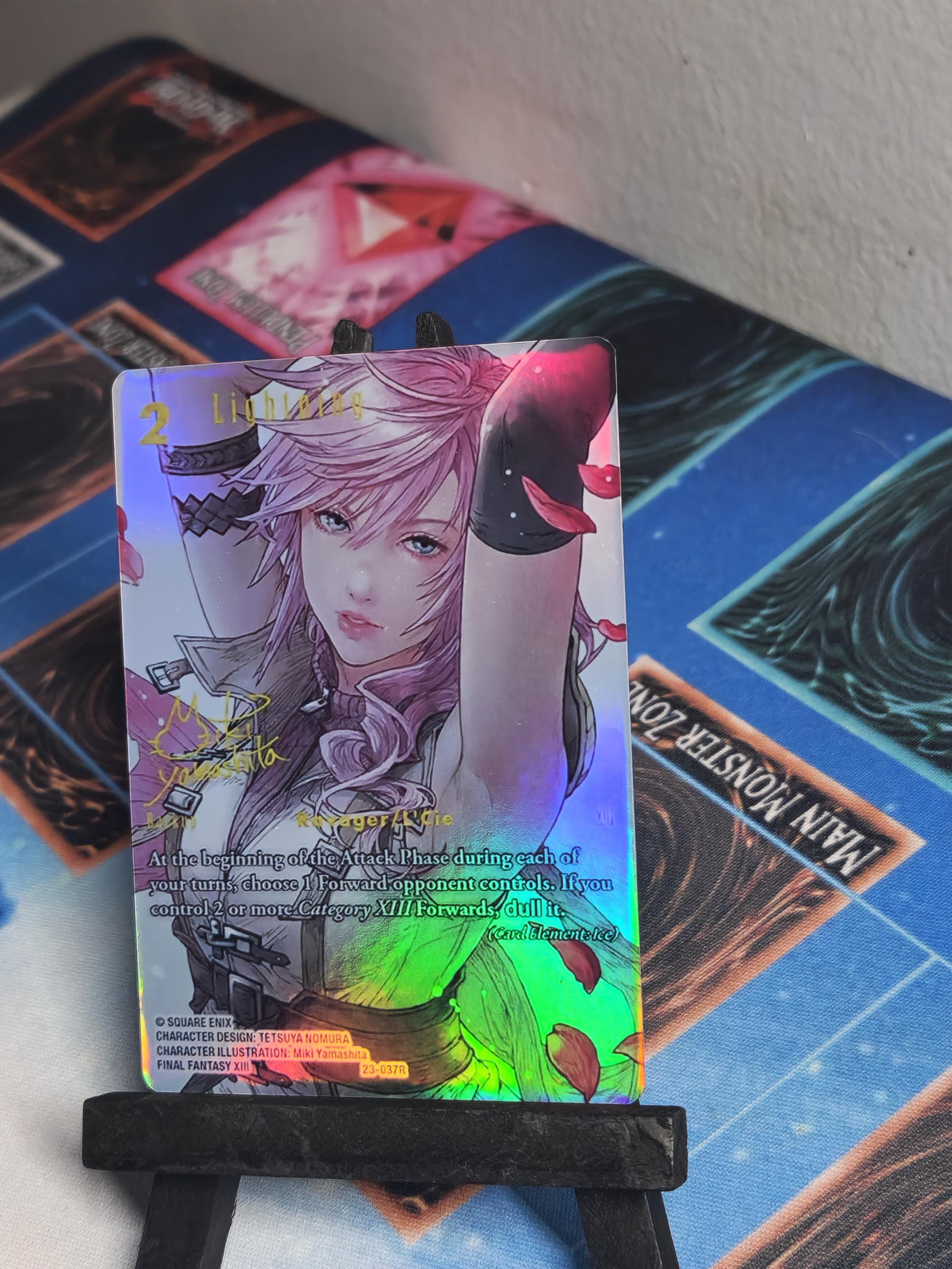 大召喚士、ユウナ アートカード サイン mtg ファイナル