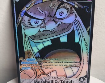 ONEPIECE イラストポストカード マーシャルDティーチ No.31 1枚