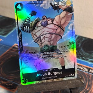 Jesus Burgess alt art PRB02 OP09-082 One Piece proxy