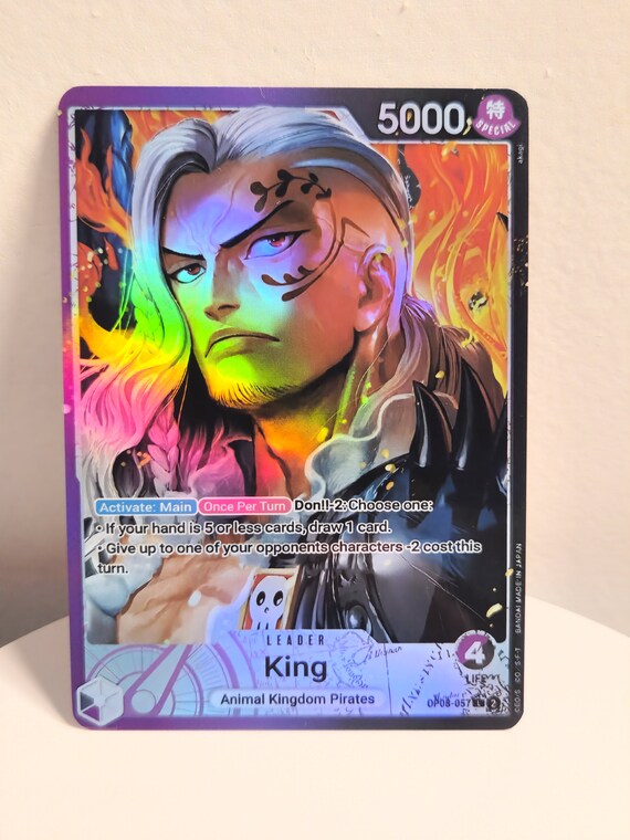 King Alt Art Op08-057one Piece Proxy - Etsy