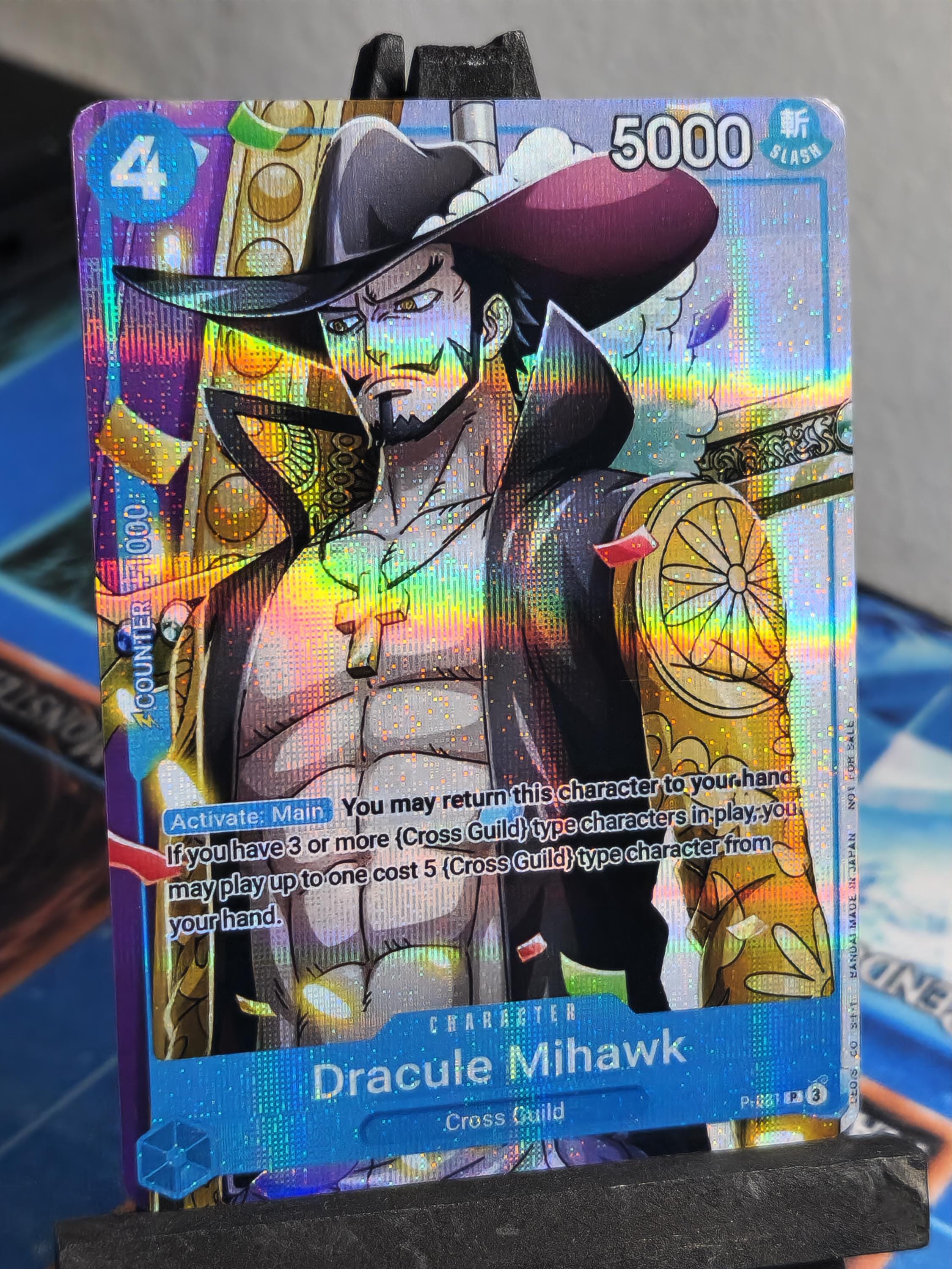 Dracule Mihawk Promo P-081 One Piece Proxy - Etsy