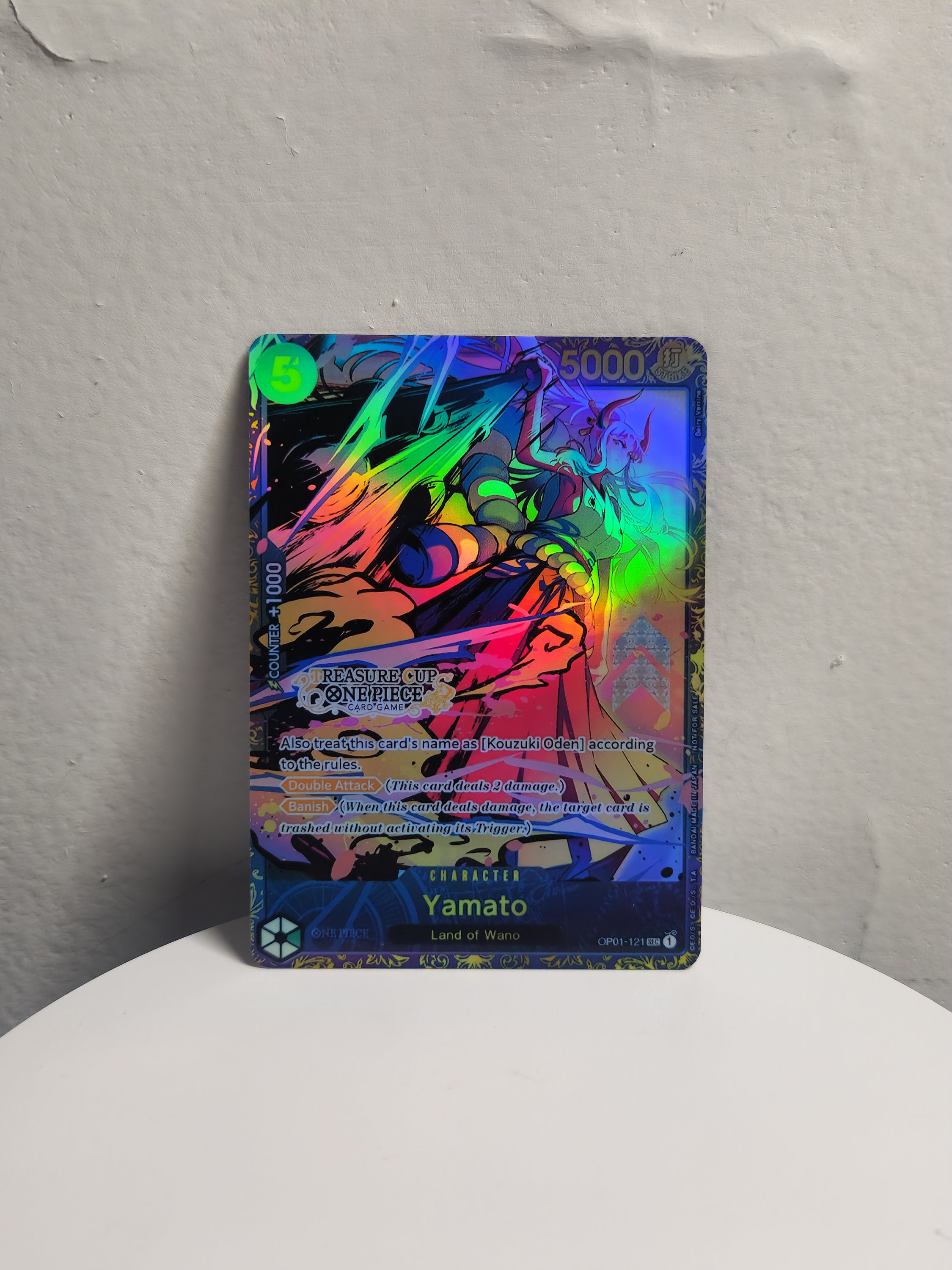 Yamato Treasure Cup Alt Art Op01-121 One Piece Proxy - Etsy