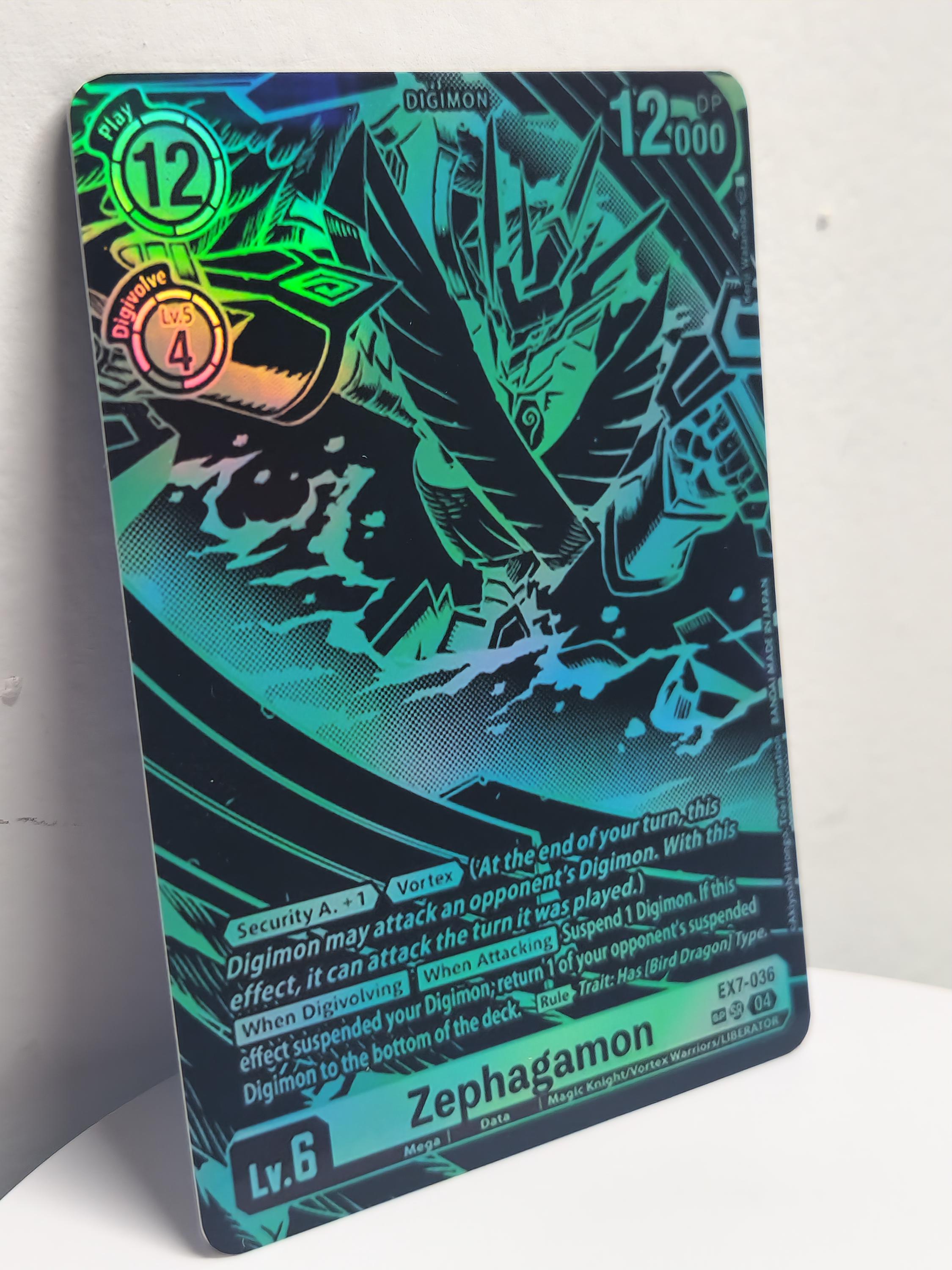 Zephagamon Sp Alt Art EX7-036 Digimon Proxy - Etsy Zephagamon Sp Alt Art EX7-036 Digimon Proxy - Etsy
