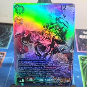 Gallantmon X Antibody alt art EX8-073 Digimon Proxy