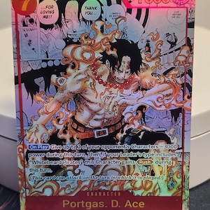 One Piece Portgas D. ACE manga art op02-013 proxy