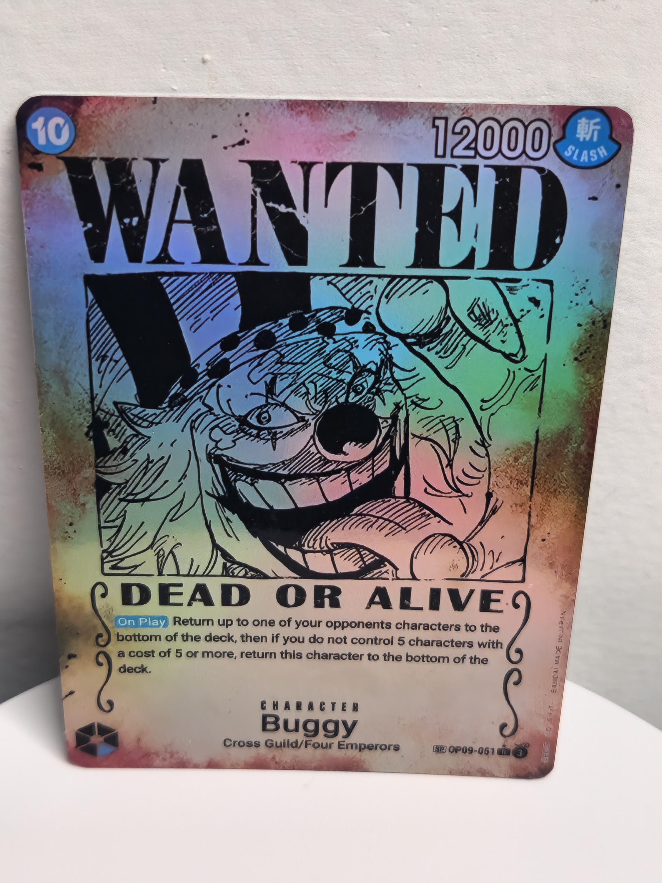 バギー指名手配ポスター SP op09-051 ワンピースプロキシ - Etsy