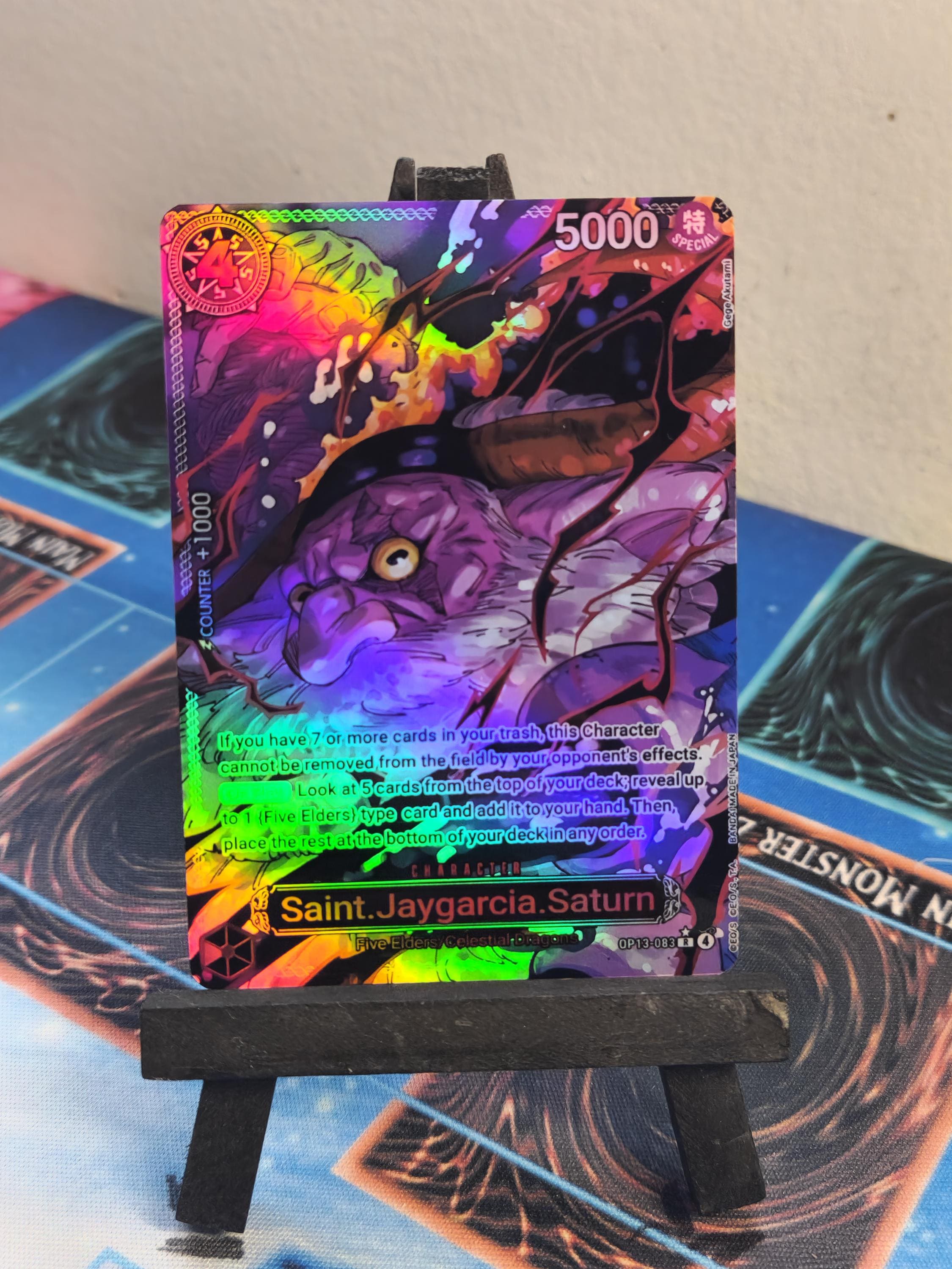 JossGawin トレカ　シークレット　シクレ Saint Jaygarcia Saturn Alt Art Op13-083 One Piece Proxy - Etsy