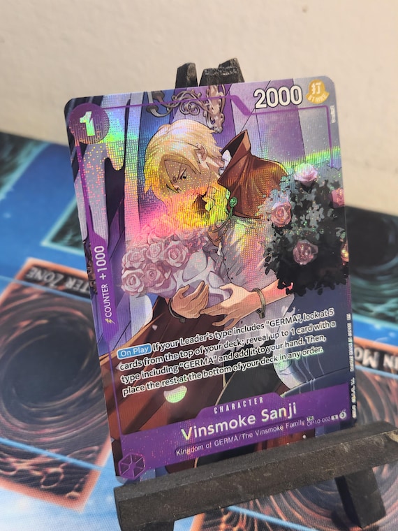 Vinsmoke Sanji Treasure Rare Alt Art Op10-063 One Piece Proxy - Etsy