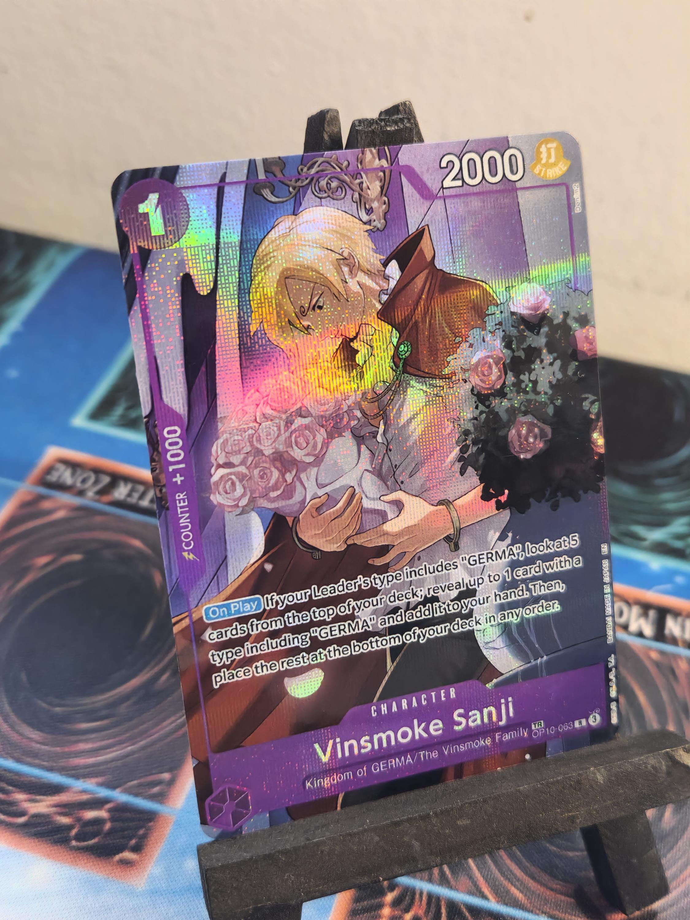 Vinsmoke Sanji Treasure Rare Alt Art Op10-063 One Piece Proxy - Etsy