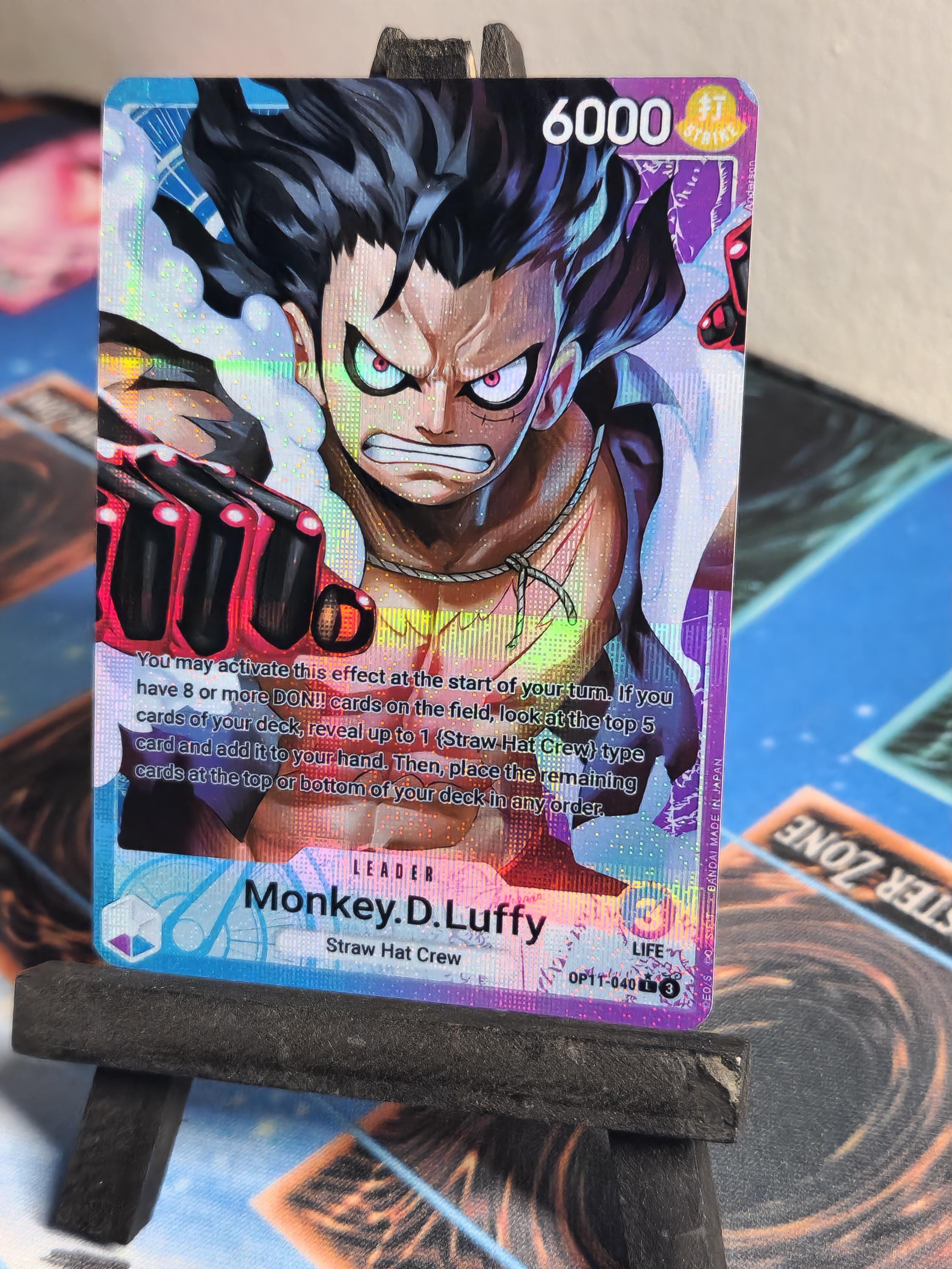 Monkey D Luffy Leader Alt Art OP11-040 One Piece Proxy - Etsy