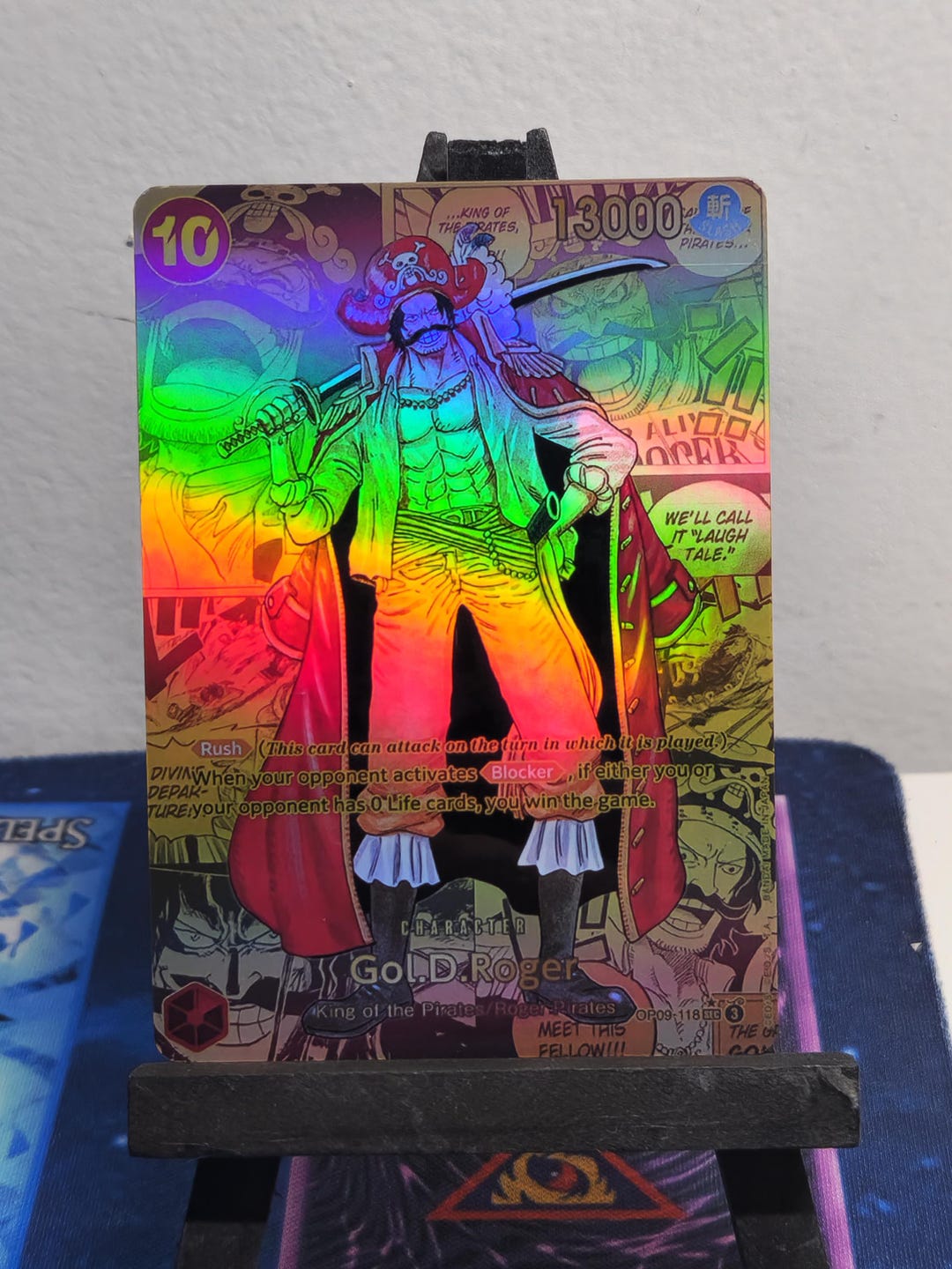 ワンピース カードゲーム GOL D. ROGER OP09-GOLD MANGA ALT.ART One Piece Proxy Card Holo - Gol D. Roger OP09-118 Character