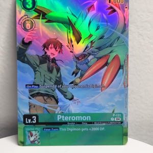 Pteromon Promo P-131 digimon proxy